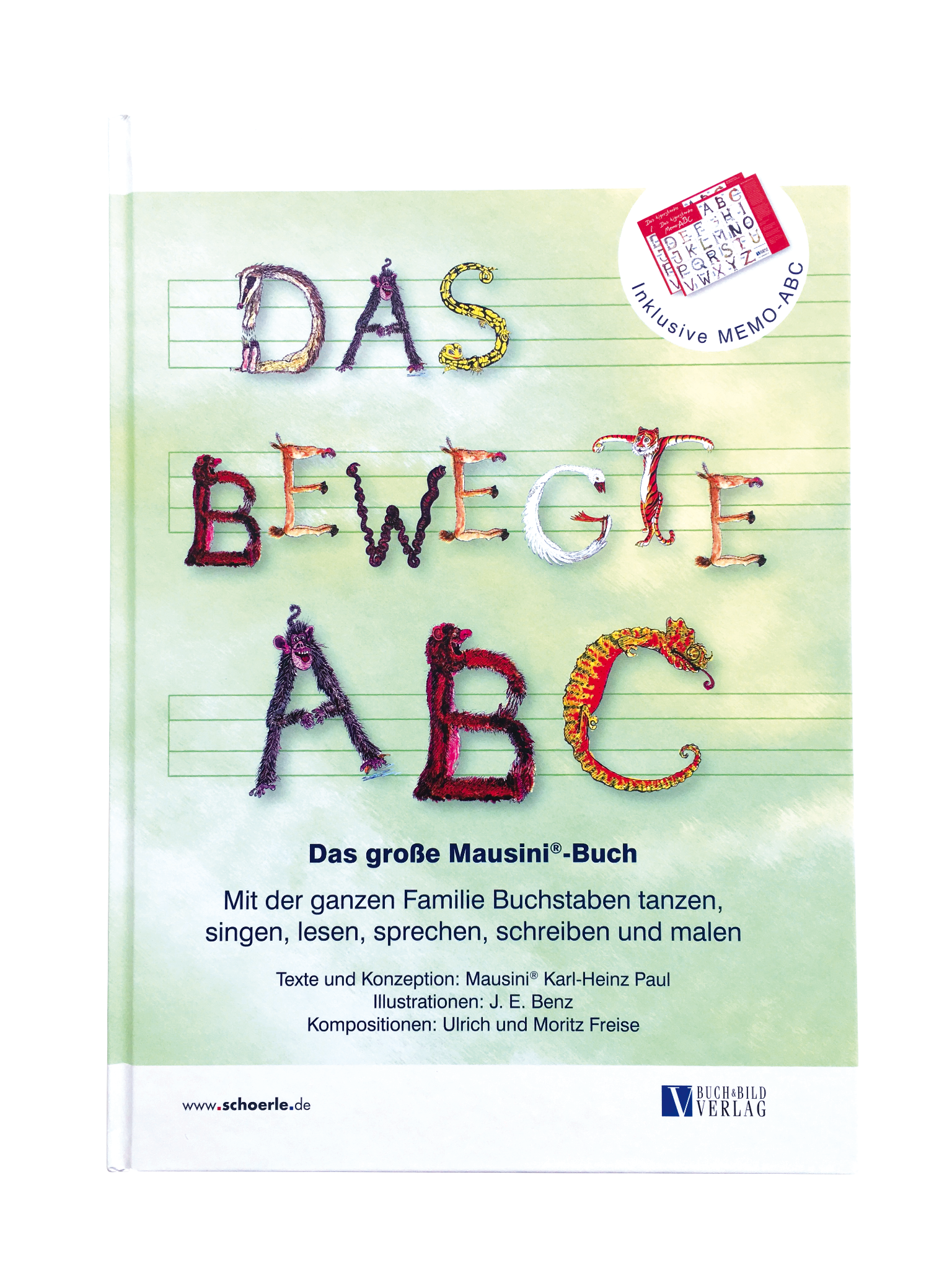 Das bewegte ABC – das große Mausini-Buch, Hardcover